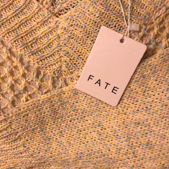 Fate Multi-Colored Sweater! 💗💛💙 - Picture 4 of 5
